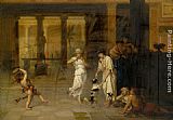 Pierre Oliver Joseph Coomans A Classical Concert painting